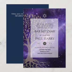 Leah G Elegant Chic Bar Mitzvah Jüdische Torah Chi Einladung