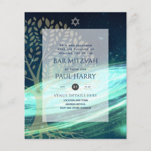 Leah G Elegant Chic Bar Mitzvah Jüdische Torah Chi Flyer