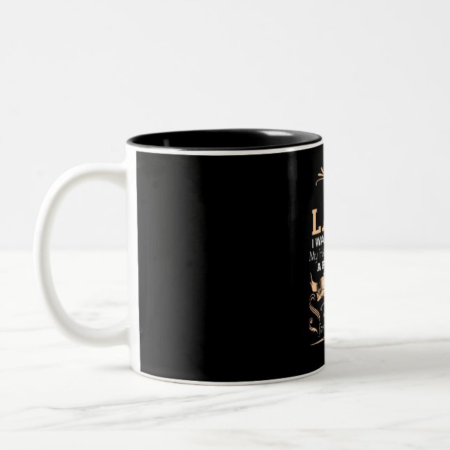 Leah Girl Name Definition Zweifarbige Tasse (Links)