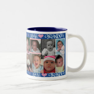 Leah-Liebe-Großvater-Kaffee-Tasse Zweifarbige Tasse