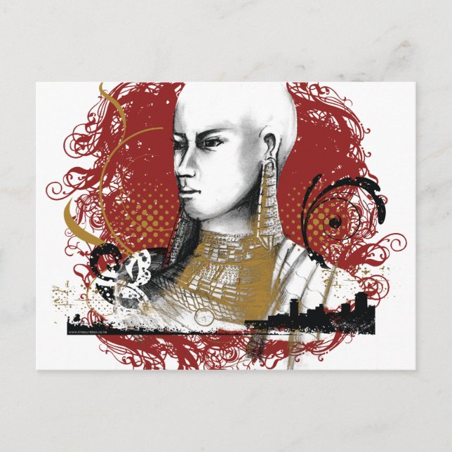 Leah Maasai Woman Postkarte (Vorderseite)