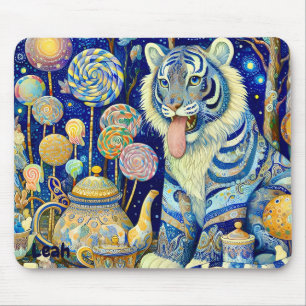LEAH ~ Paisley Tiger ~ Tee Party ~ Mousepad
