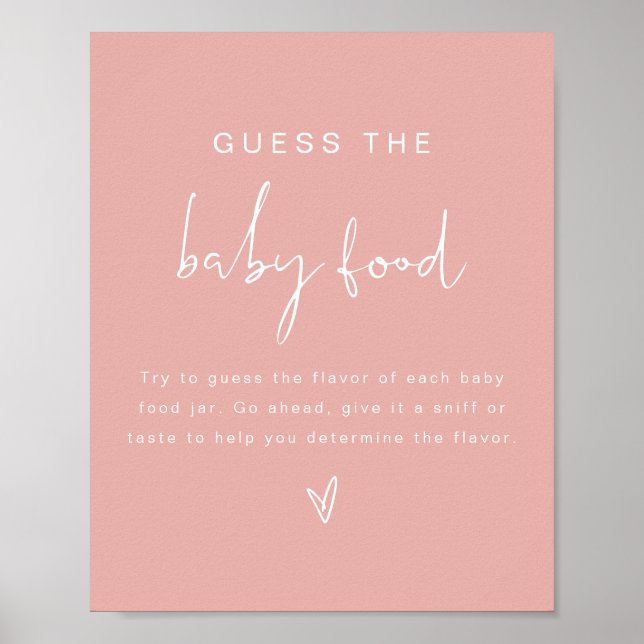 LEAH Pastel rät das Baby Food Baby Shooting Game Poster (Vorne)
