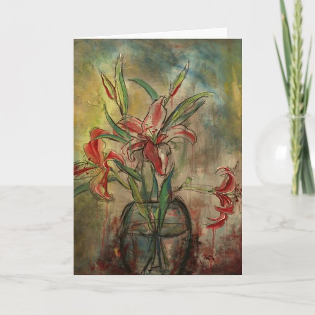 Leah’s Lilies Karte (Vorderseite)