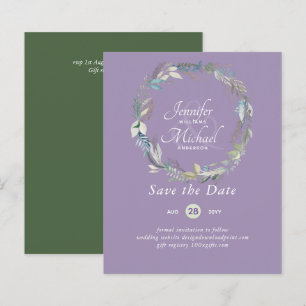 LeahG BUDGET Sparen Sie Zeit Lavender-Kranz