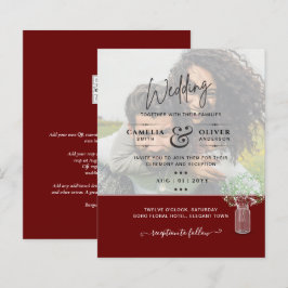 LeahG FOTO OVERLAY Gypsophila Wedding Einladung