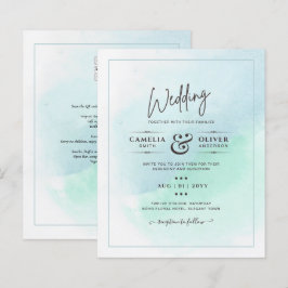 LeahG Sea Glass Türkis Aquamarin Blue Wedding INVI