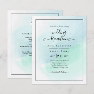 LeahG Sea Glass Türkis Aquamarin Blue Wedding INVI