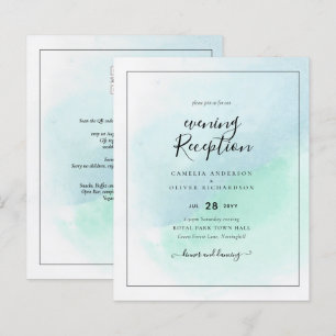 LeahG Sea Glass Türkis Aquamarin Blue Wedding INVI