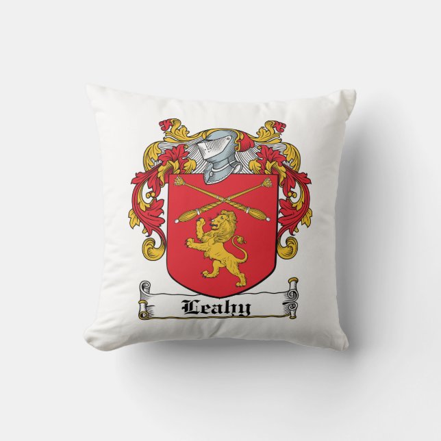 Leahy Familienwappen Kissen (Vorderseite)