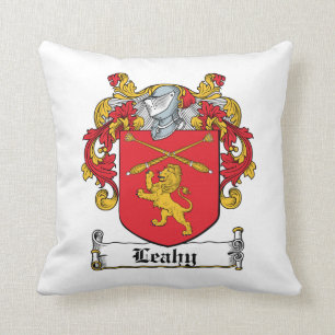 Leahy Familienwappen Kissen