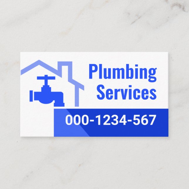 Leaking Faucet From Building Frame Visitenkarte (Vorderseite)