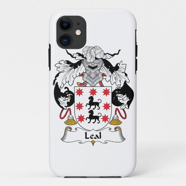 Leal Familienwappen Case-Mate iPhone Hülle (Rückseite)