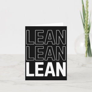 Lean Bodybuilding Workout Fitness Gym G Karte