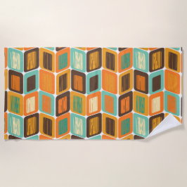 Lean der 1970er strandtuch