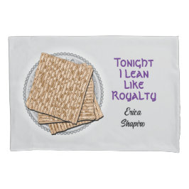 "Lean Like Royalty" personalisiert Pesach Pillowca Kissenbezug