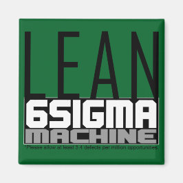 LEan Six Sigma Machine Magnet Ceinture Verte