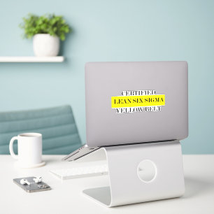 Lean Six Sigma Yellow Belt Aufkleber