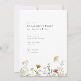 Leander Wildblume Engagement Party Einladung