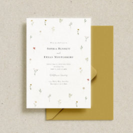 Leander Wildblume Wedding Einladung