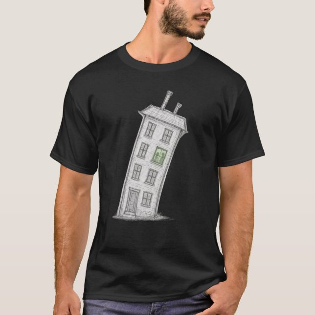 "Leaning House mit Window Light T-Shirt (Vorderseite)