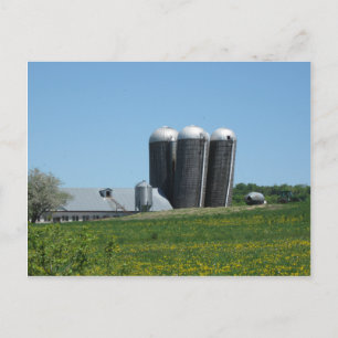Leaning Silos de Williamstown carte postale