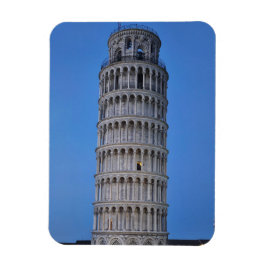 Leaning Tower at Dusk Magnet