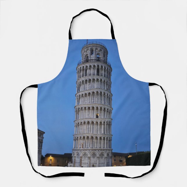 Leaning Tower at Dusk Schürze (Vorderseite)