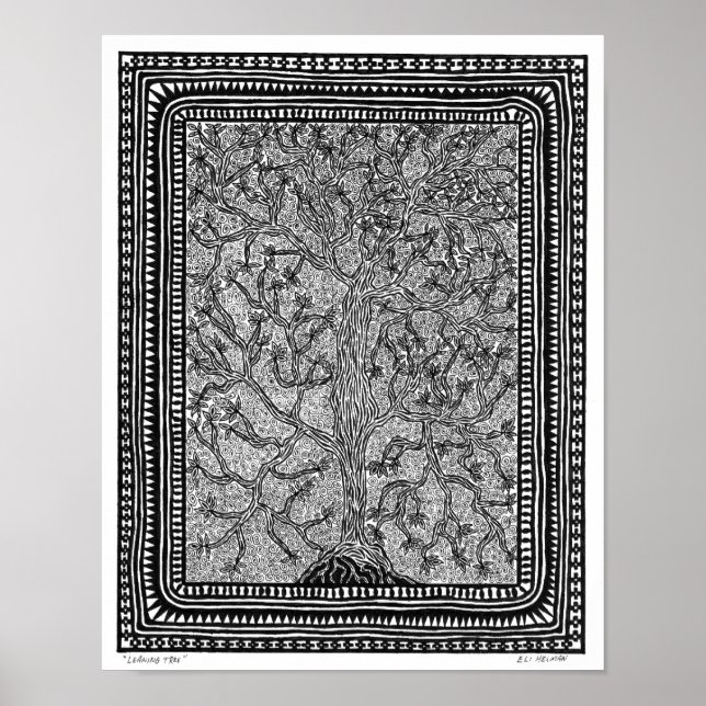 Leaning Tree Poster (Vorne)