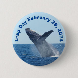 Leap Day 29. Februar 2024 Button