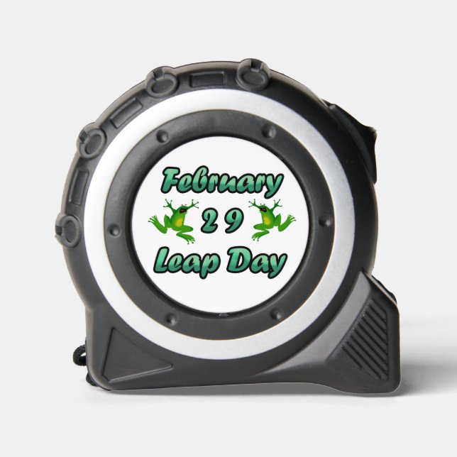 Leap Day 29. Februar Maßband (Vorderseite)