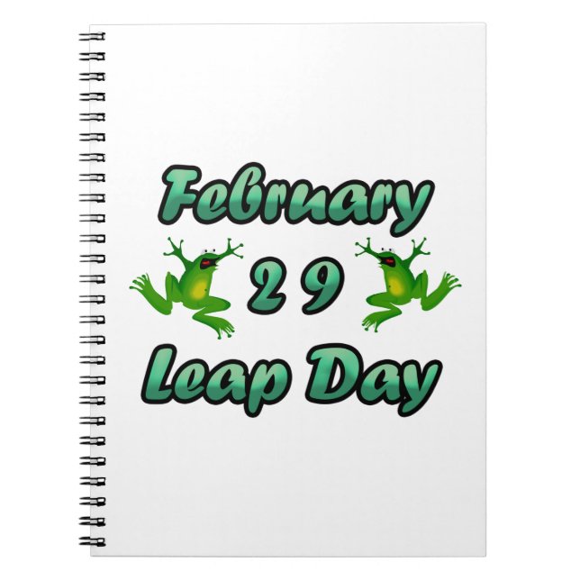 Leap Day 29. Februar Notizblock (Vorderseite)