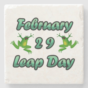 Leap Day 29. Februar Steinuntersetzer