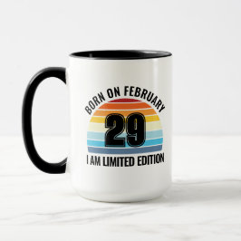 Leap Day Geburtstag 29. Februar Kaffeetasse