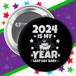 Leap Day Leapling 2024 ist mein Jahr 29. Februar G Button