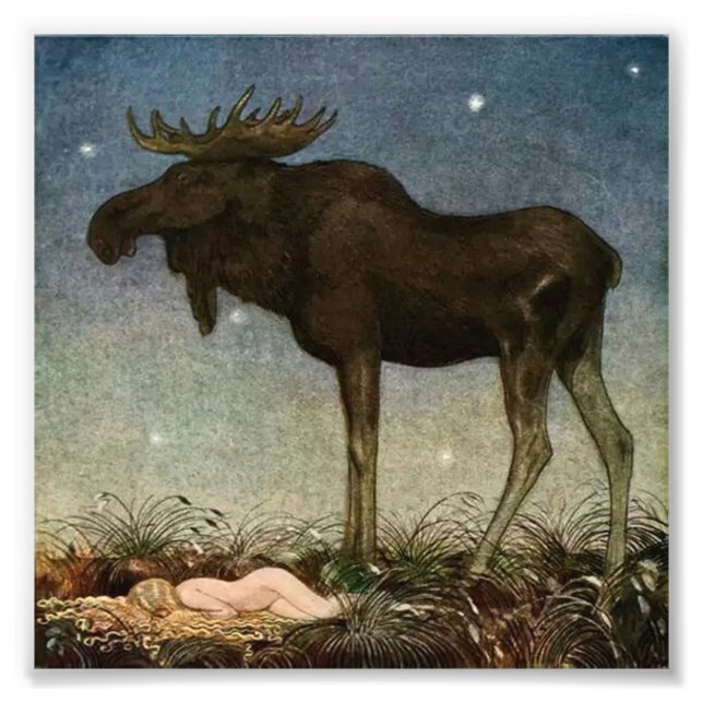 "Leap Findest the Sleeping Princess" von John Baue Fotodruck (Vorne)