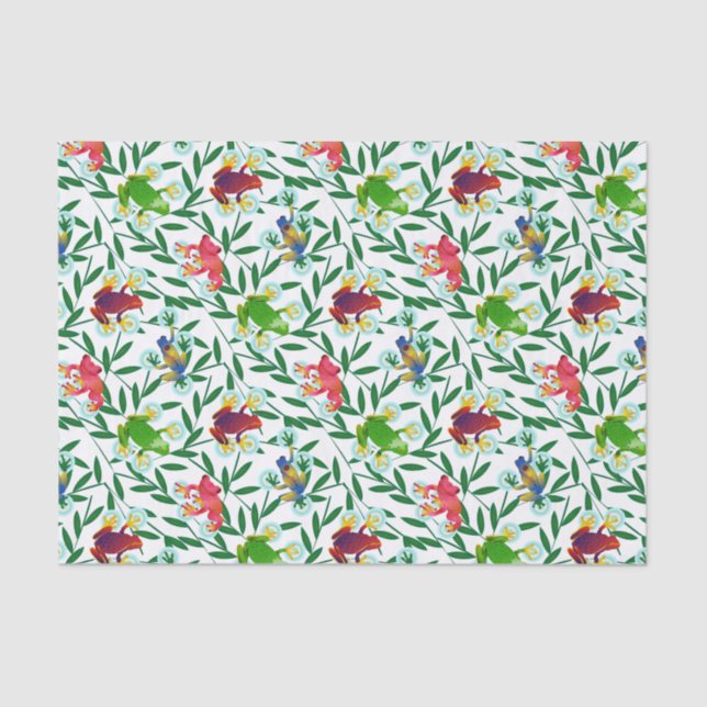 Leap Frog Bamboo Regenwald Seidenpapier (Vorderseite)