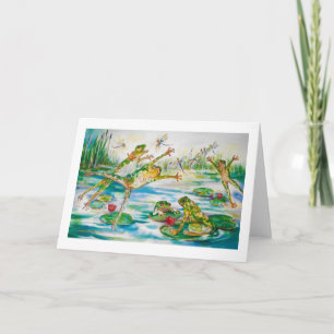 " Leap Frog " Carte de voeux