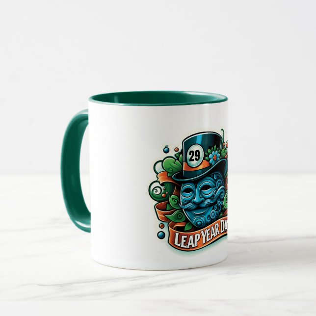 Leap Year 2024 Tasse (Vorderseite Links)