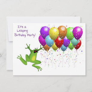 Leap Year Birthday Einladung