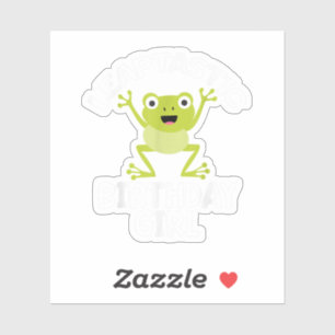 Leap Year Birthday Girl Funny Puff Aufkleber