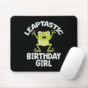 Leap Year Birthday Girl Funny Puff Mousepad
