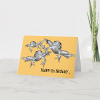 Leap Year Birthday: Leaping Frogs: Zeichnend Bleis