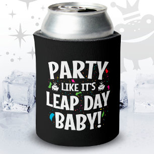 Leap Year Birthday Party Leap Day Baby 29. Februar Dosenkühler