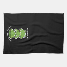 Leap Year Forever Young 3 Frösche Feb 29 Feier Geschirrtuch