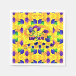 Leap Year Napkins zum Party oder Abendessen Serviette