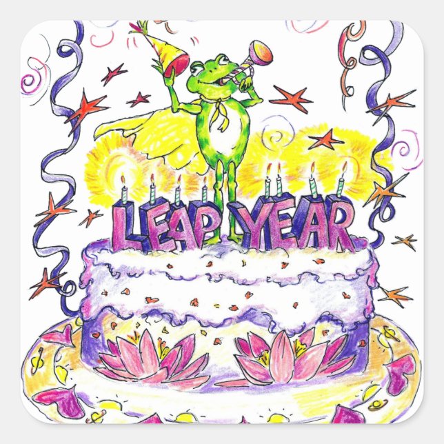 Leap Year Sticker (Vorderseite)