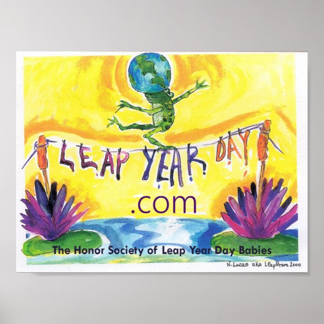Leap Year Value Poster Paper (Matte) (Vorne)