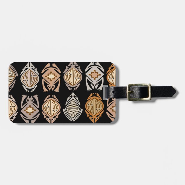 Leapin-Frösche Gepäckanhänger (Vorderseite horizontal)