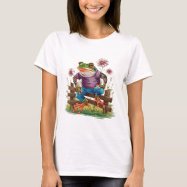Leapin' Love: Ein Frosch-T - Shirt mit Cotgore